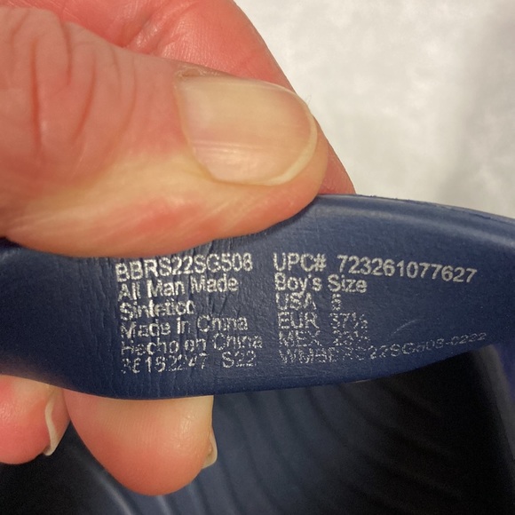 RUGGED SHARK boys size 5 SHARK-LITE EVA MOLDED CLOG - Picture 6 of 6